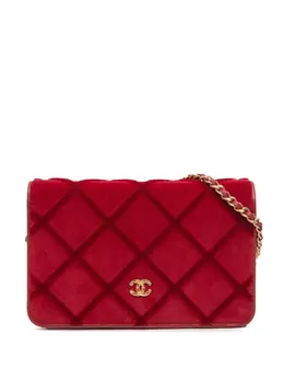 CHANEL Pre-Owned: Красный кошелёк 