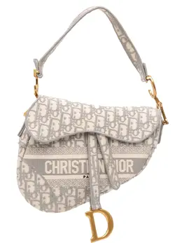 Christian Dior Pre-Owned: Серая сумка 