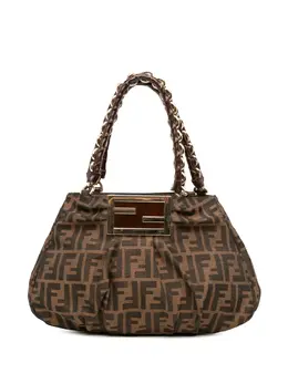 Fendi Pre-Owned: Коричневая сумка-шоппер 