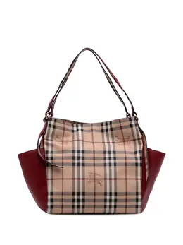 Burberry Pre-Owned: Коричневая сумка-шоппер 