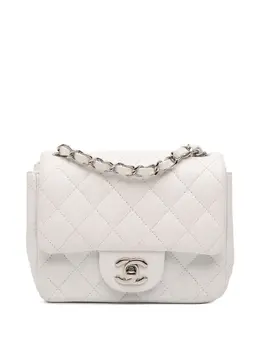 CHANEL Pre-Owned: Белая сумка через плечо 