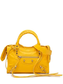 Balenciaga Pre-Owned: Жёлтая сумка 