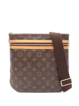 Louis Vuitton Pre-Owned: Коричневая сумка через плечо 