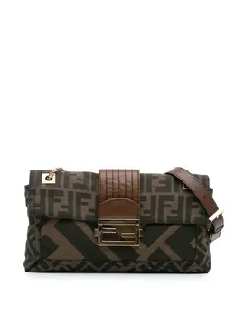 Fendi Pre-Owned: Коричневая сумка через плечо 