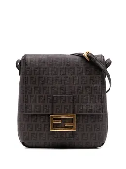 Fendi Pre-Owned: Коричневая сумка через плечо 