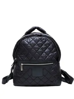 CHANEL Pre-Owned: Чёрный рюкзак 