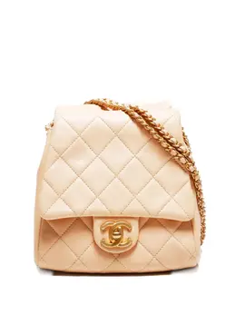 CHANEL Pre-Owned: Бежевая сумка 