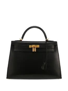Hermès Pre-Owned: Чёрная сумка-шоппер 