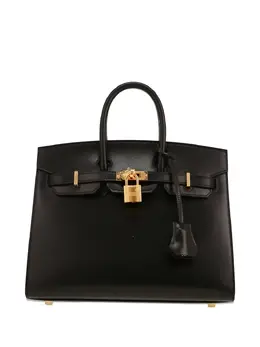 Hermès Pre-Owned: Чёрная сумка-шоппер 