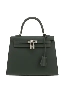 Hermès Pre-Owned: Зелёная сумка-шоппер 