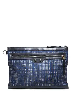 Balenciaga Pre-Owned: Синий клатч 