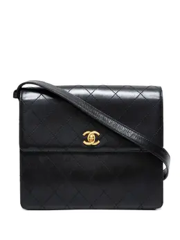 CHANEL Pre-Owned: Чёрная сумка 