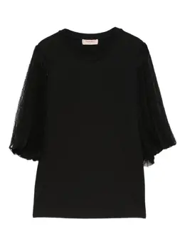TWINSET: Топ в сетку 
