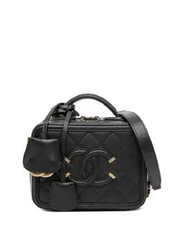 CHANEL Pre-Owned: Чёрная сумка 