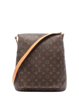 Louis Vuitton Pre-Owned: Коричневая сумка через плечо 