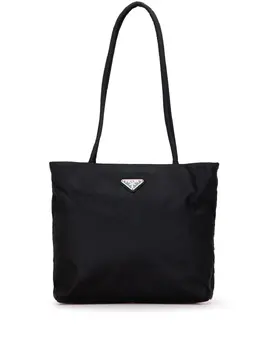 Prada Pre-Owned: Чёрная сумка-шоппер 