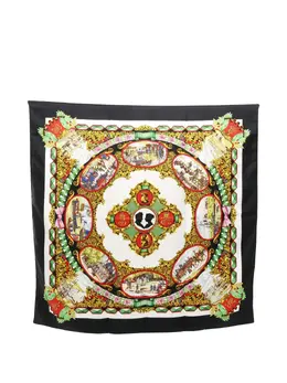 Hermès Pre-Owned: Чёрный шарф 