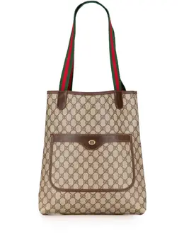 Gucci Pre-Owned: Коричневая сумка-шоппер 