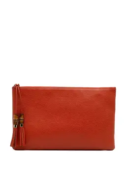 Gucci Pre-Owned: Оранжевый клатч 