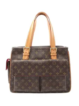 Louis Vuitton Pre-Owned: Коричневая сумка-шоппер 