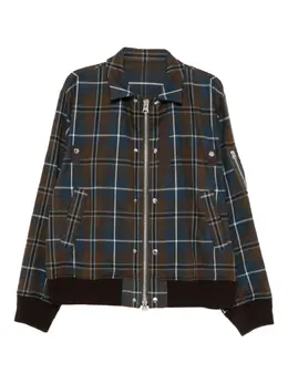 sacai: Коричневая куртка 