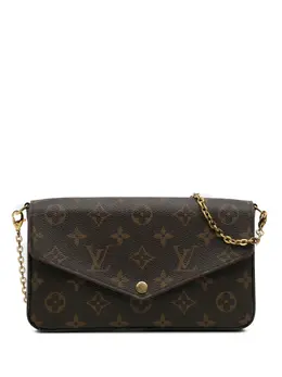 Louis Vuitton Pre-Owned: Коричневая сумка через плечо 