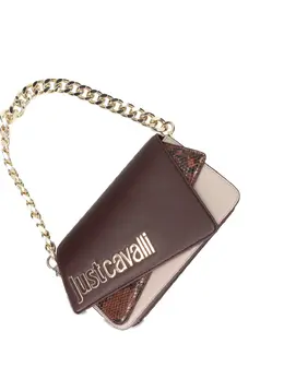 Just Cavalli: Коричневая сумка через плечо 
