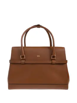 Max Mara: Коричневая сумка-шоппер 