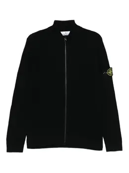 Stone Island: Кардиган из шерсти 