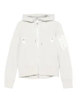 sacai: Бежевая куртка 
