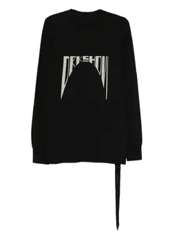 Rick Owens DRKSHDW: Футболка с принтом 