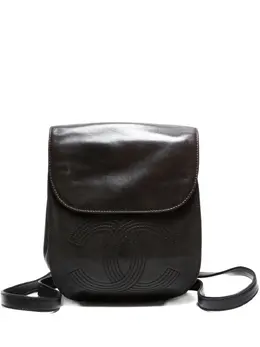 CHANEL Pre-Owned: Чёрный рюкзак 