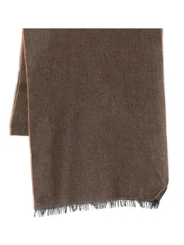 Canali: Коричневый шарф 