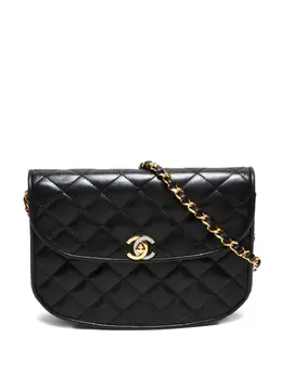 CHANEL Pre-Owned: Чёрная сумка 