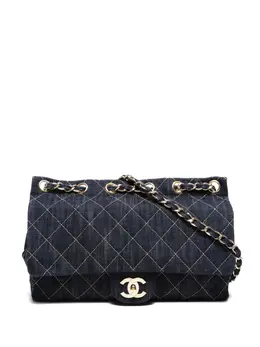 CHANEL Pre-Owned: Синяя сумка 