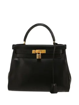 Hermès Pre-Owned: Чёрная сумка-шоппер 