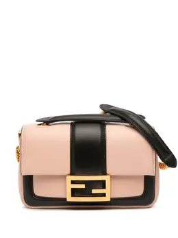 Fendi Pre-Owned: Двухцветная сумка 