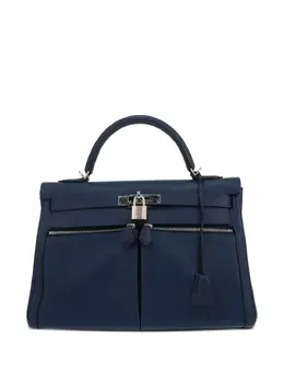 Hermès Pre-Owned: Голубая сумка-шоппер 