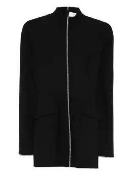 Sportmax: Чёрное платье 