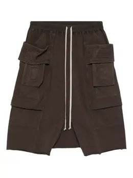 Rick Owens DRKSHDW: Коричневые шорты  Cargo