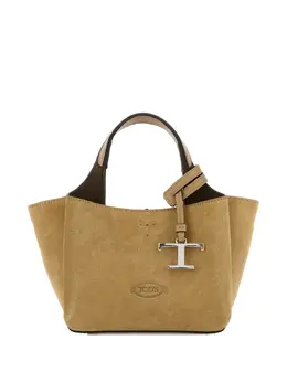Tod's: Светлая сумка-шоппер 