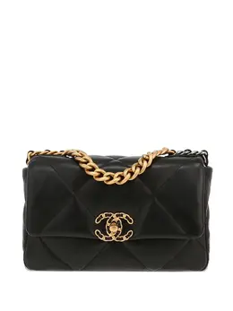CHANEL Pre-Owned: Чёрная сумка 