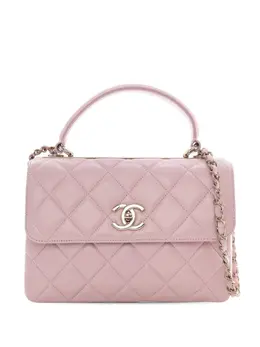 CHANEL Pre-Owned: Розовая сумка на руку 