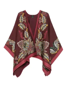 ETRO: Плащ с растительным принтом 