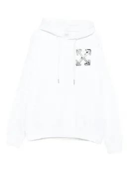 Off-White: Толстовка с принтом 