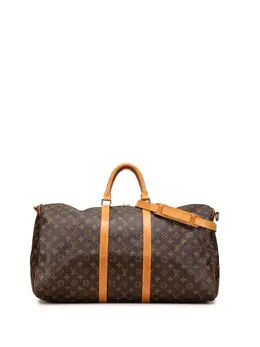 Louis Vuitton Pre-Owned: Коричневая дорожная сумка 