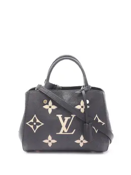 Louis Vuitton Pre-Owned: Двухцветная сумка 