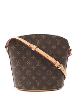 Louis Vuitton Pre-Owned: Коричневая сумка через плечо 