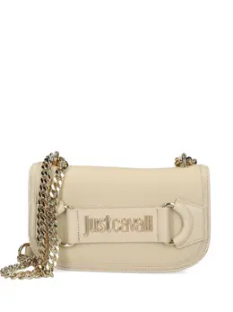 Just Cavalli: Бежевая сумка через плечо 