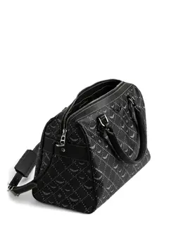 Zadig&Voltaire: Чёрная сумка  Monogram